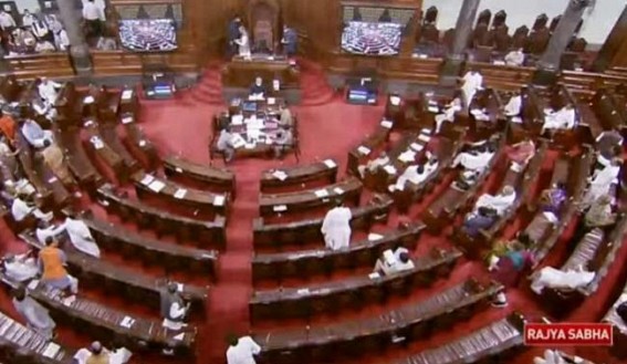 Oppn stages walkout from RS over demand of PM Modi's statement on Manipur