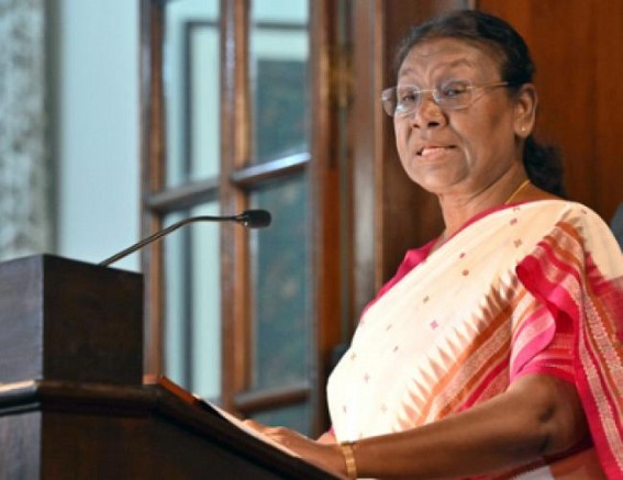 Prez Murmu laments low strength of women in State assembly, workforce