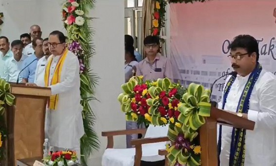 BJP’s strength in Tripura Assembly now 33 : Oath taken by 2 New MLAs