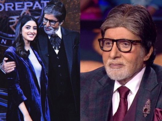 Big B heaps praise on granddaughter Navya's menstrual health work in villages