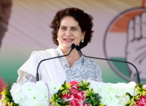 Congress to implement Griha Lakshmi Yojana in Chhattisgarh too if voted to power again: Priyanka Gandhi