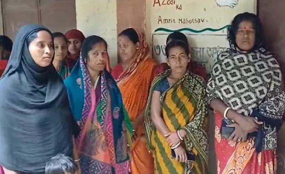 No Teacher in Anganwadi Center in Melaghar : Locals locked School