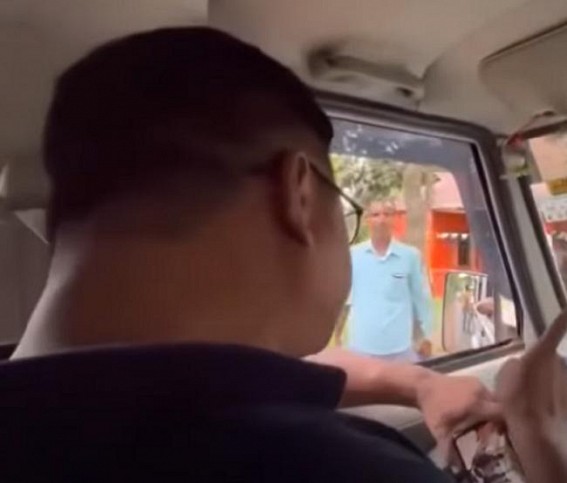 Netizens hailed SDPO Teliamura for his Action against Donation Collectors in name of Festival