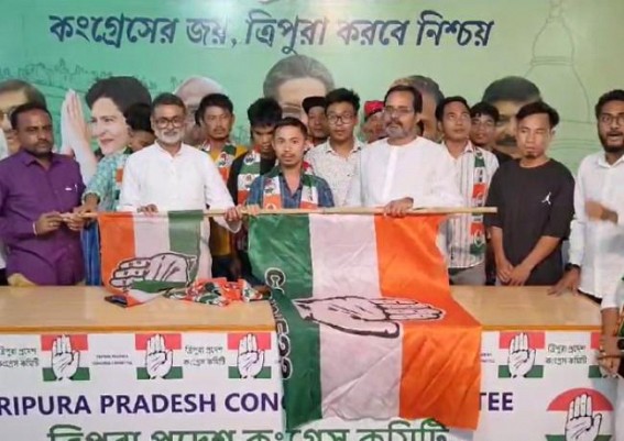 Tipra Motha, BJP supporters join Congress