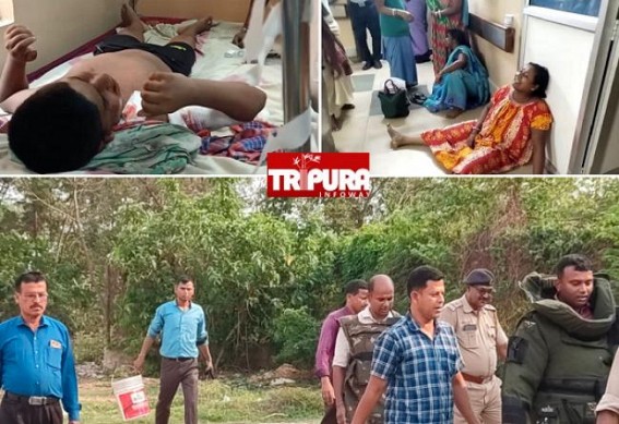 Bomb Terror in Agartala : Two minor boys were seriously injured in a bomb blast in Badarghat Stadium