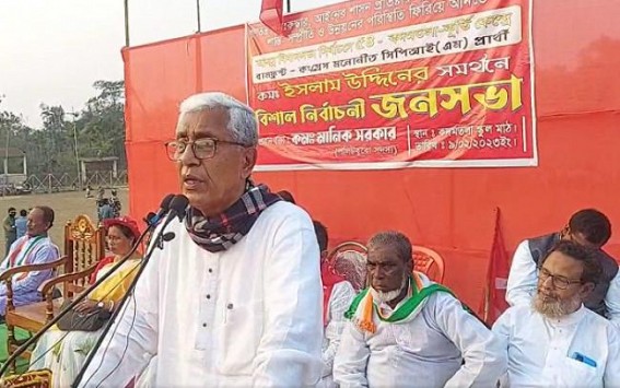 People of Tripura were massively trapped in 2018 by BJP’s Fake promises : Manik Sarkar