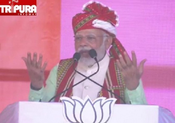 ‘HIRA given, now Tripura is emerging as GLOBAL’ : PM Modi