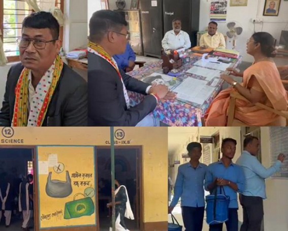 After Vidyajyoti school visit, Minister Bikash Debbarma says, ‘I will talk to CM over Teachers’ Crisis Problems’