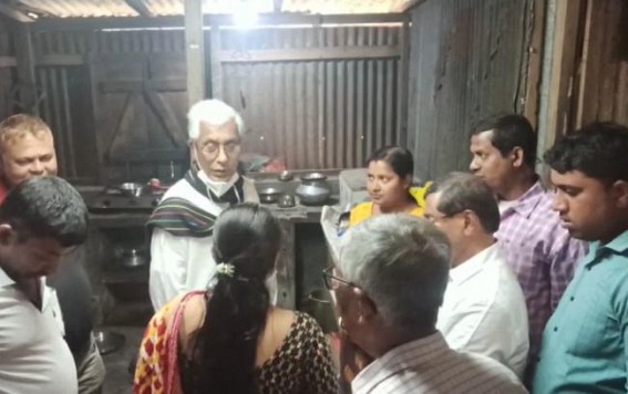 Post-Poll Violence on CPIM’s house in Bishalgarh: CPI-M leaders met with the victim supporters