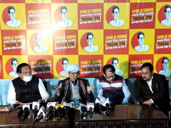 Tipra Motha still hoping a Promise on ‘Greater Tipraland’ in Writing: Opposition Focussing on Candidates’ Selection for 60 out of 60 Seats