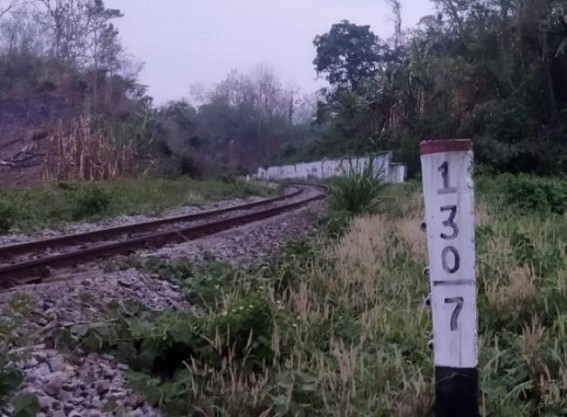 A person died after falling from a train in Teliamura