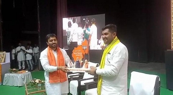 BJP starts works at grass-level : Yuba Morcha organized felicitation works for Youth Workers