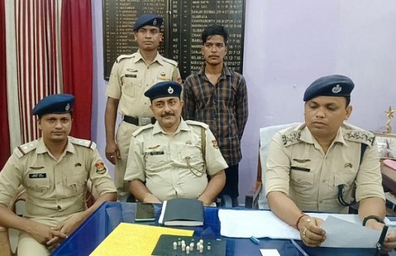 1 Arrested with Brown Sugar by West Agartala Police : NDPS Case Lodged