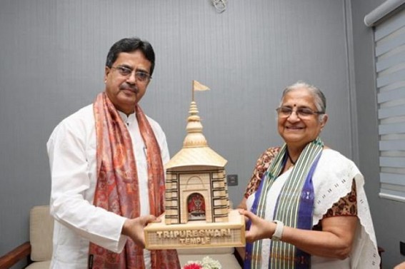 Tripura CM greets Sudha Murthy for being nominated as Rajya Sabha MP