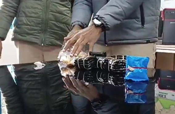 North Tripura Police seized 7,000 Yaba Tablets