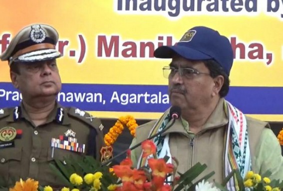‘Out of 28 states in India, Tripura stands 3rd in maintaining Law & Order; thanks to Tripura Police’ : Says CM Dr. Manik Saha