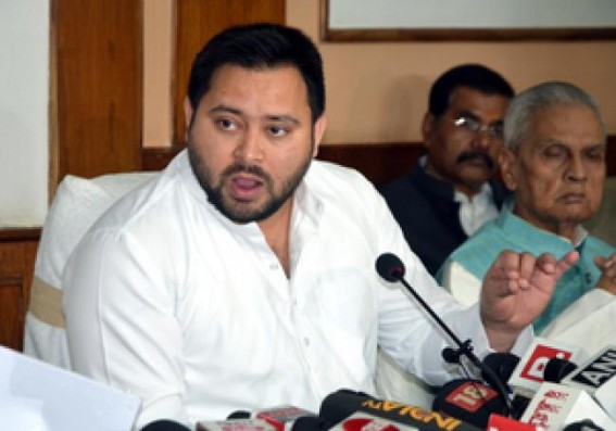 Ahead of Feb 12 floor test, RJD MLAs camp at Tejashwi's residence