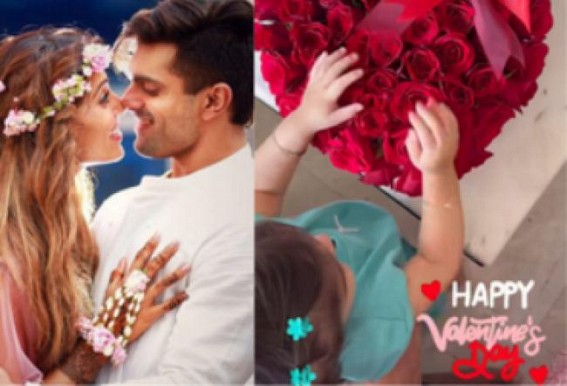 Bipasha Basu, daughter Devi delighted by Karan Singh Grover’s V-Day surprise