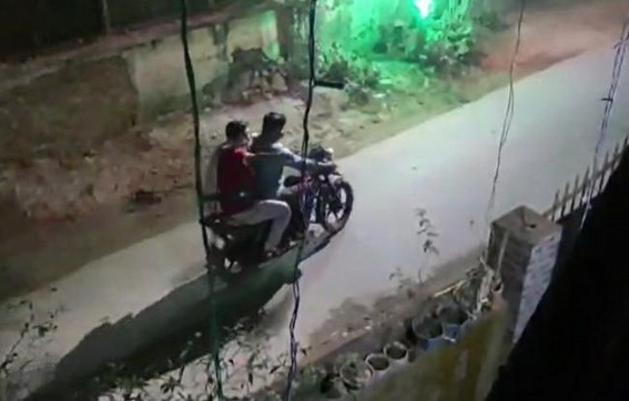 CCTV footage shows CPI-M leader’s home stone pelted by bikers