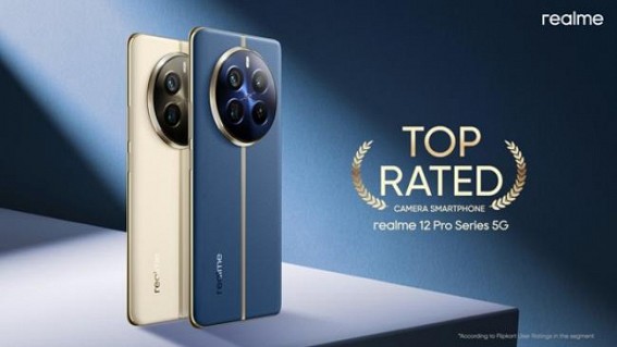 Realme's 12 Pro+ takes the lead as top camera smartphone on Flipkart in its segment