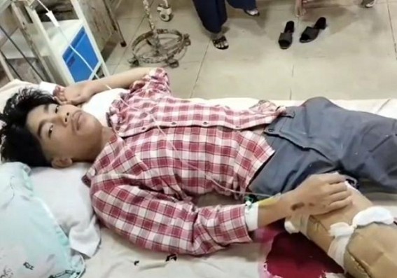 Road Accident : Two injured in Jirania