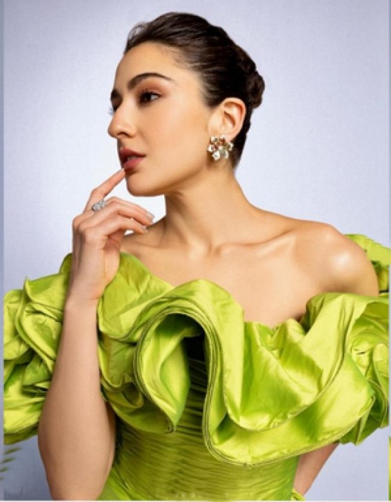 Sara Ali Khan shines in photoshoot with her all-green ensemble