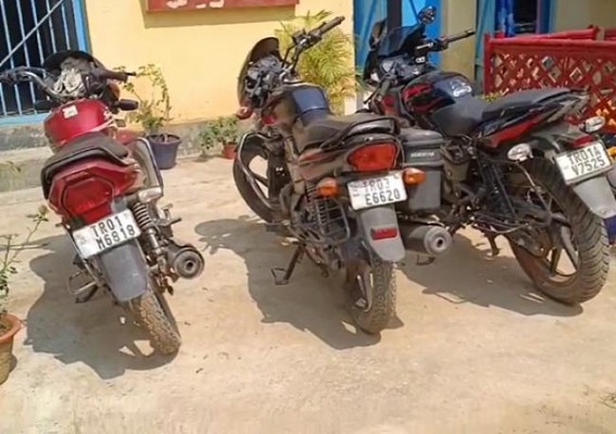 3 stolen bikes recovered by Madhupur Police