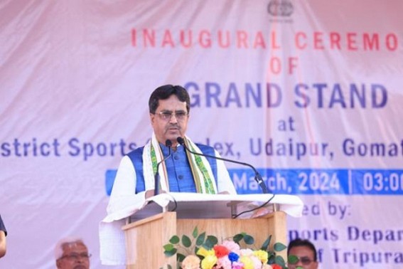 CM inaugurates Sports Complex in Udaipur : Says, ‘Sports is the only way to keep young generation far from Drug Addiction’