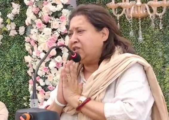 Tipra Motha Chief Pradyot Debbarman’s  sister Kriti Singh declared as BJP’s candidate for East Tripura constituency