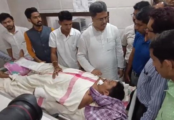 CM Dr. Manik Saha visits GB Hospital after BJP MLA’s vehicle met with a terrible accident
