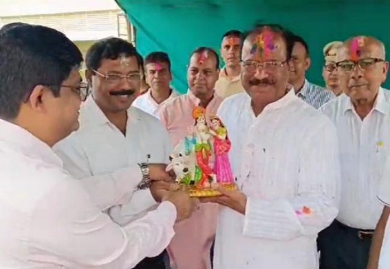 Holi festival celebrated in Raj Bhawan