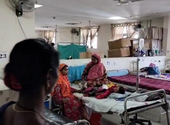 2 years old critical after boiling water fell on her