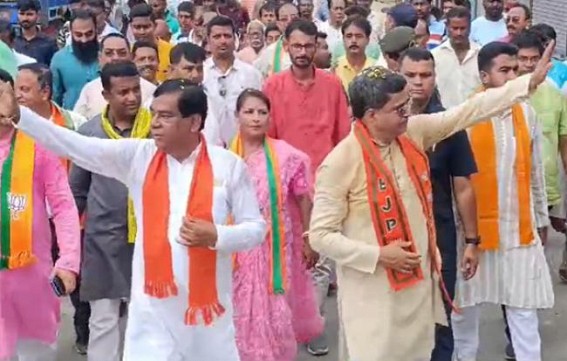 CM held a rally with Ramnagar by-poll BJP candidate