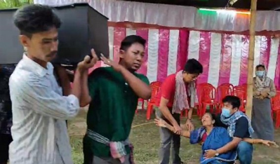 Future Banker aspirant returned home in Coffin : Protest across Tripura