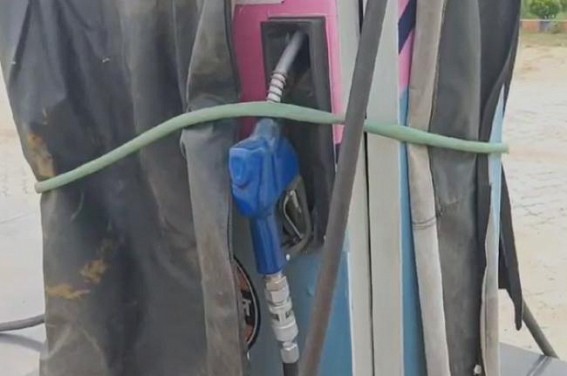 Petrol pump closed for six months in Kamalpur