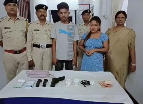 Two Youths arrested at Agartala Railway Station with Pistol and Cartridges  