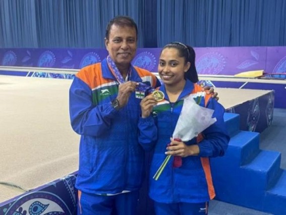 Dipa Karmakar Creates History as First Indian Gymnast to Win Gold at Asian Championships 
