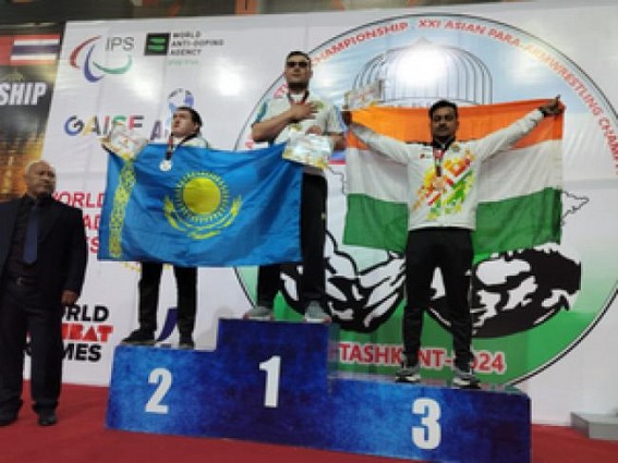 Shrimant Jha wins gold as Indian armwrestlers shine at Asian Championship 2024