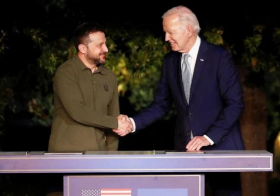 Biden, Zelenskyy sign new 10-year security agreement