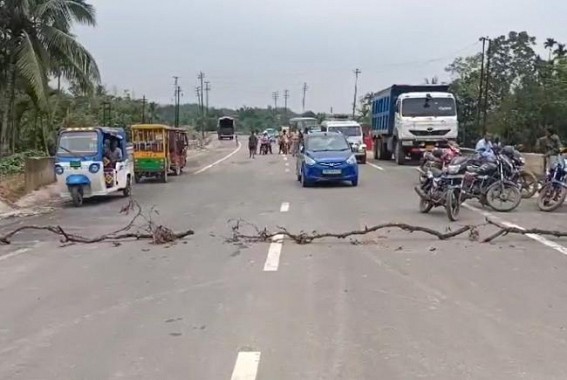 Seeking proper Drainage system, Public Blocked road in Kailashahar