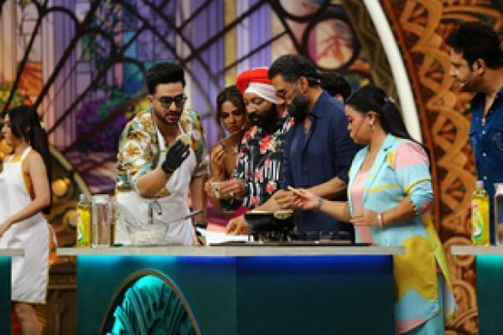 Suniel Shetty brews filter coffee, Bharti Singh prepares medu vada in ‘Laughter Chefs’