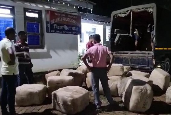 Illegal Garment Stocks Seized by Belonia Police