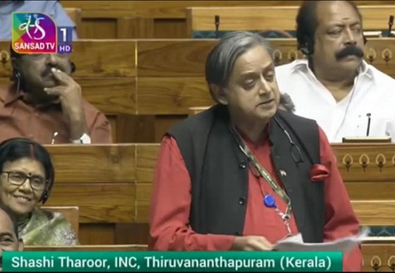 ‘Budget for Education Decreased drastically ; millions of youngsters dropped out of schools’ : Shashi Tharoor