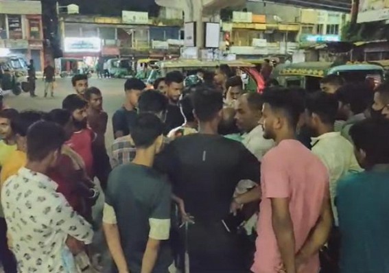 Public caught a thief in Battala, Agartala