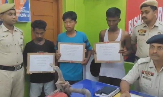 Three Wanted Thieves Arrested by Bishalgarh Police