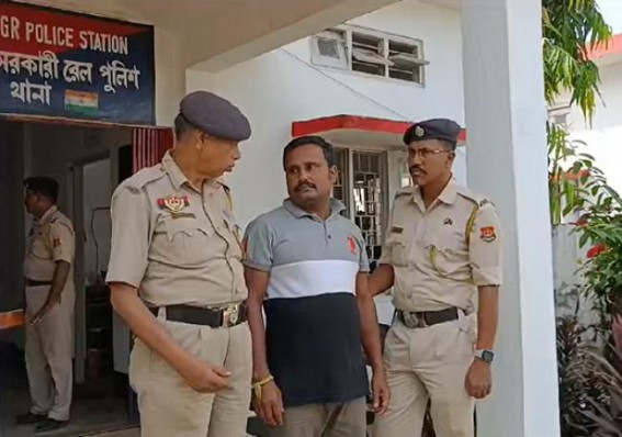 Ganja Smuggler Arrested by Agartala Railway Police