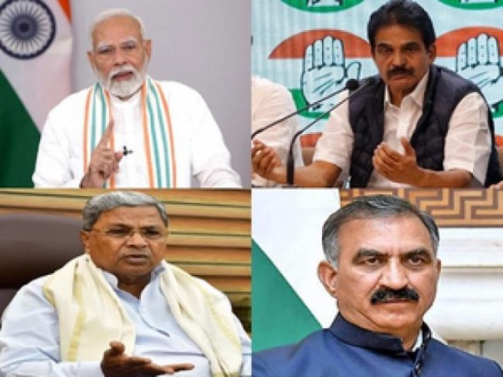 Cong hits back at PM Modi over 'unfulfilled promises' remark; K'taka CM seeks 'public debate'
