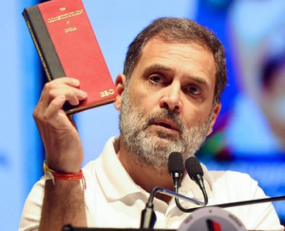Does Cong want to rewrite Constitution, asks BJP over ‘blank’ red book in Maharashtra