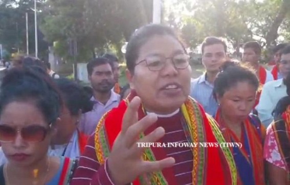 Patal Kanya Explosive after meeting BJP High Command in Delhi : Accused Tripura BJP of nominating candidate with ‘FAKE’ ST-Certificate for East Tripura MP seat  