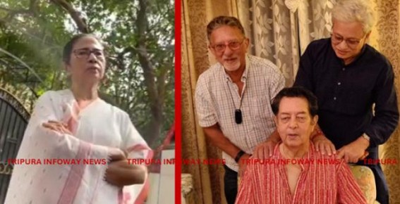West Bengal CM pays tribute to Tripura’s Royal Son Bharat Debbarman, who passed away today in heart-attack 